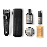 MANSCAPED® The Beard Hedger® Advanced Kit Includes Our Premium Precision Beard & Mustache Trimmer, Hydrating Shampoo, Softening Conditioner, Moisturizing Oil & Facial Hair Comb