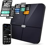 Greater Goods Smart Weight Scale – Digital Bathroom Scale with BMI, Body Fat & Muscle Mass, Bluetooth & Wi-Fi Sync with Weight Gurus App, Large Display, 440lb Capacity