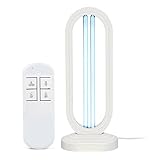 Lumivyx HaloClean UV Official, Home Disinfection Device, Multi-function Haloclean with 3- Speed Timing and Remote Control, Cleans The Bedroom and Provides Lighting, Spaces Up to 430 Square (White)