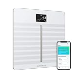 Withings Body Cardio - Premium Wi-Fi Body Composition Smart Scale, Tracks Heart Rate, BMI, Fat, Muscle Mass, Water Percent, Digital Bathroom Scale, App Sync Via Bluetooth or Wi-Fi