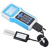 Soil Tester, 7-in-1 2.8in LCD Display High Sensitivity Handheld Soil PH Meter Kit Soil Temperature Humidity Conductivity Nitrogen Phosphorus Potassium Moisture Meter for ​Petrochemical, Agriculture