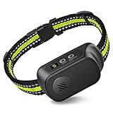 Rechargeable Dog Bark Collar with Beep Vibration and Shock,Anti Barking Collar for Small Medium Large Dogs, Humane Dog Training Device with 5 Adjustable Sensitivity Levels