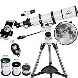 Gskyer Telescope 600x90mm AZ Astronomical Refractor Telescope for Adults Astronomy, German Technology Scope