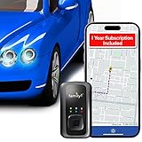 No Monthly Fee GPS Tracker - Family1st - 1 Year Subscription Included - Portable Discreet GPS Tracking Device, Compact GPS Tracker for Cars, Vehicles, Kids, Elderly, Teens