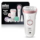 Braun Epilator Silk-épil 9 9-985, Facial Hair Removal for Women, Hair Removal Device, Shaver, Cordless, Rechargeable, Wet & Dry, Facial Cleansing Brush