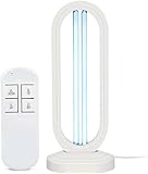 Lumivyx HaloClean UV Official, Home Disinfection Device, Multi-function Haloclean with 3- Speed Timing and Remote Control, Cleans The Bedroom and Provides Lighting, Spaces Up to 430 Square (White)