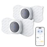 Comfytemp Wireless TENS Unit Machine for Pain Relief, FSA HSA Eligible TENS Unit Muscle Stimulator with Two Sets, Up to 30 Modes TENS Device for Back Pain, Rechargeable Portable with APP Control