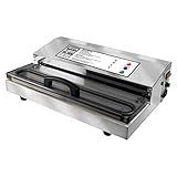 Weston Brands Vacuum Sealer Machine for Food Preservation & Sous Vide, Extra-Wide 5mm Bar for Sealing Bags up to 16" Wide, 935 Watts, Commercial Grade Pro 2300, Stainless Steel (65-0201)