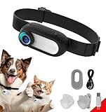 ehomful HD 1080P Cat Camera Collar with Video Record Wireless Mini Sport cam,Small Action Cameras,Body Camera for Pet Supplies/Stuff,Outdoor/Inoor Birthday Gift No WiFi