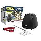 PetSafe Stay & Play Wireless Pet Fence for Stubborn Dogs - No Wire Circular Boundary, Secure 3/4-Acre Yard, For Dogs 5lbs+, America's Safest Wireless Fence From Parent Company INVISIBLE FENCE Brand