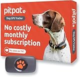 PitPat GPS Tracker for Dogs - No Subscription Fees - Suitable for All Dogs and Fits All Collars - Smart Activity Tracker, Satellite Tracking with Unlimited Range - 100% Waterproof Pet Tracker (Black)