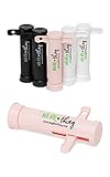 BUG BITE THING Suction Tool - Bug Bites and Bee/Wasp Stings, Natural Insect Bite Relief, 6-Pack, 2 White/2 Black/2 Pink