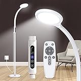 FBBJFF Light Therapy Lamp 11000 Lux, LED UV-Free Sunlight Lamp,Full Spectrum Happy Therapy Lamp with 10 Adjustable Brightness Levels, 2 in 1 Retractable Floor Light Therapy Lamp