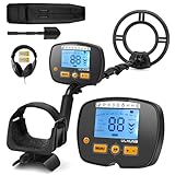 ULHUND Upgraded Metal Detector for Adults-Professional Higher Accuracy 9 Gold Detector with LCD Display, Advanced DSP Chip with 12'' Detection Depth