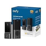 eufy Smart Lock E30, Fingerprint Keyless Entry Door Lock with Apple Home Ecosystem, Built-in Wi-Fi Deadbolt, Smart Door Lock for Front Door or Back, Supports Apple Home, Alexa, Google