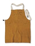 Hobart unisex adult Leather protective work and lab aprons, Tan Leather, Large US , Brown