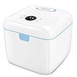 Papablic 4-in-1 UV Light Sanitizer | UV-Clean Sanitizing and Dryer Pro | UV Sanitizer Box with Dual UV-C Lamps for Babies & Whole Family | Large Capacity | Touch Control